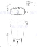 HH11042RZ 内部樹脂タンク一式（止水栓含む）ピュアレストQR（SH60BA）用【TOTO】のことなら配管 水道  部品・水まわりの専門店ONLINE JP（オンライン）