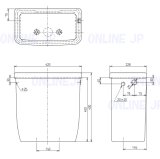 SS430BABLL-PARTS 防露式密結形ロータンク【TOTO】のことならONLINE JP