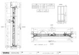 EKH10009YN6 W800X2154折戸シルキーW【TOTO】のことなら配管 水道 部品・水まわりの専門店ONLINE JP（オンライン）