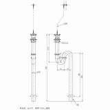 排水金具上部のみ（38mm・Sトラップ） TK40S1-ON【TOTO】のことなら