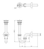 T37SGEP 排水金具（塩ビ管用Sトラップ）【TOTO】のことなら配管 水道 部品・水まわりの専門店ONLINE JP（オンライン）