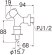 画像5: JY145TV-1-13  ミニセラ洗濯機用送り座水栓【SANEI株式会社】 (5)