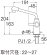 画像2: JA572DC-13  立形上向自在水栓【SANEI株式会社】 (2)