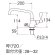 画像2: A5370-20 厨房用立形上向自在水栓 【共用形】【SANEI株式会社】 (2)