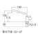 画像2: JA575-13　 ミニセラ立形上向自在水栓【SANEI株式会社】 (2)