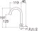 画像2: JA265H-13　 ミニセラ泡沫横形ツル首自在水栓【SANEI株式会社】 (2)
