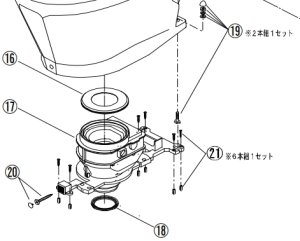 画像1: AZ-05250   570用床置型ロートセット【ロンシール】　 (1)