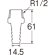 画像2: T421-42S-15A   ペアホース金具セット【SANEI株式会社】 (2)