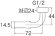 画像2: T421-14S-15A   ペアホースL金具セット【SANEI株式会社】 (2)