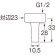 画像2: T4215-4S-10A ペアホース金具セット 【SANEI株式会社】 (2)