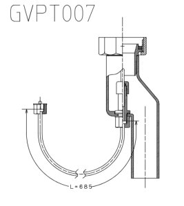 画像1: GVPT007　テールピース【ハウステック】 (1)