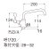 画像2: A5371L-20  厨房用立形上向自在水栓（左ハンドル）［共用形］ 【SANEI株式会社】 (2)