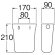 画像2: H790-88  水受容器（流し用）ドレンなし【SANEI株式会社】 (2)