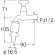 画像2: Y36VB-13  共用カップリング付横水栓（固定コマ仕様） 【SANEI株式会社】 (2)